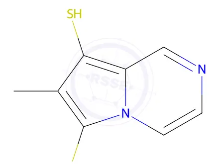 Chemical structure of 7-Methylpyrrolo[1,2-a]pyrazine-6,8-dithiol