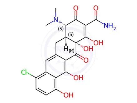 Chemical structure of Demeclocycline EP Impurity G
