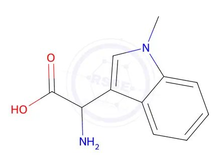 Chemical structure of AMINO-(1-METHYL-1H-INDOL-3-YL)-ACETIC ACID