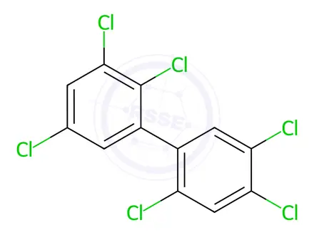 Chemical structure of 2,2',3,4',5,5'-Hexachlorobiphenyl