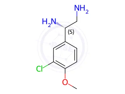 Chemical structure of (1S)-1-(3-CHLORO-4-METHOXYPHENYL)ETHANE-1,2-DIAMINE
