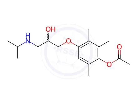 Chemical structure of Metipranolol