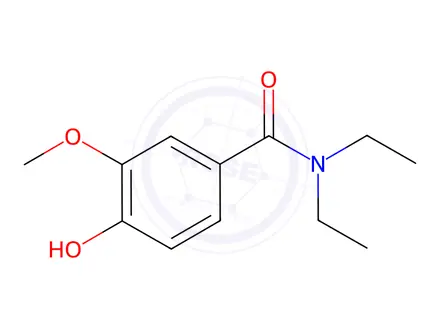 Chemical structure of Etamivan Solution in Methanol