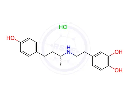Chemical structure of Dobutamine hydrochloride