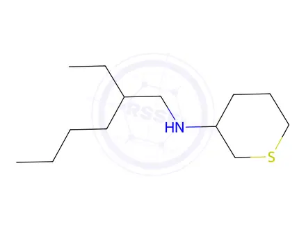 Chemical structure of n-(2-Ethylhexyl)tetrahydro-2h-thiopyran-3-amine
