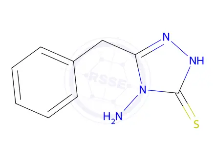 Chemical structure of 4-amino-5-benzyl-4H-1,2,4-triazole-3-thiol