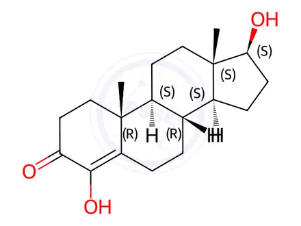 Chemical structure of 4-Hydroxytestosterone