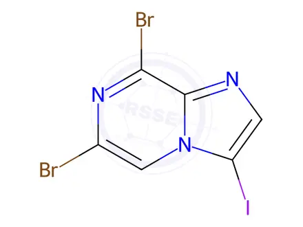 Chemical structure of 6,8-Dibromo-3-iodo-imidazo[1,2-a]pyrazine