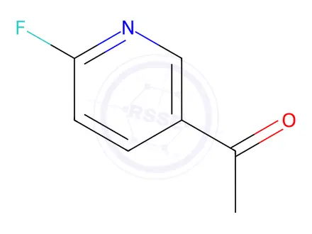 Chemical structure of 5-Acetyl-2-fluoropyridine