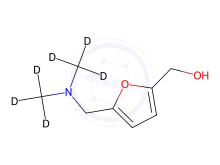 Chemical structure of 5-[(Dimethyl-d6-amino)methyl]-2-furanmethanol
