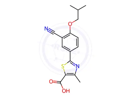 Chemical structure of Febuxostat