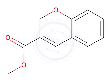 Chemical structure of 2H-CHROMENE-3-CARBOXYLIC ACID METHYL ESTER