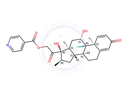 Chemical structure of Dexamethasone Isonicotinate