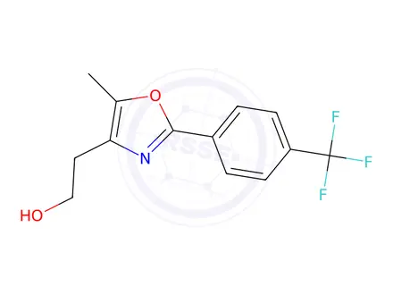 Chemical structure of 2-(5-METHYL-2-(4-(TRIFLUOROMETHYL)PHENYL)OXAZOL-4-YL)ETHANOL