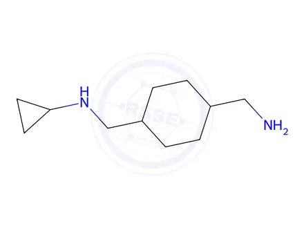 Chemical structure of n-{[4-(aminomethyl)cyclohexyl]methyl}cyclopropanamine