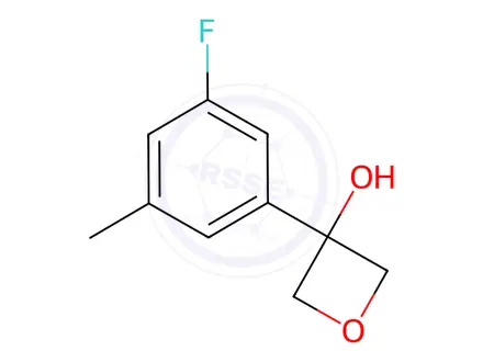 Chemical structure of 3-Oxetanol, 3-(3-fluoro-5-methylphenyl)-