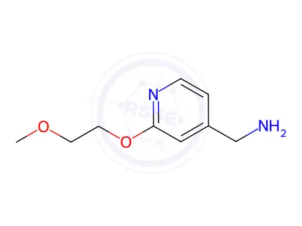 Chemical structure of [2-(2-methoxyethoxy)pyridin-4-yl]methanamine