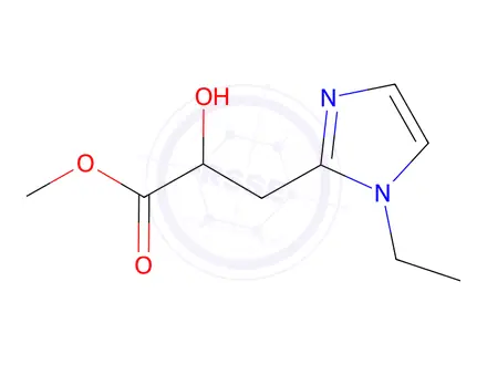 Chemical structure of Methyl 3-(1-ethyl-1h-imidazol-2-yl)-2-hydroxypropanoate