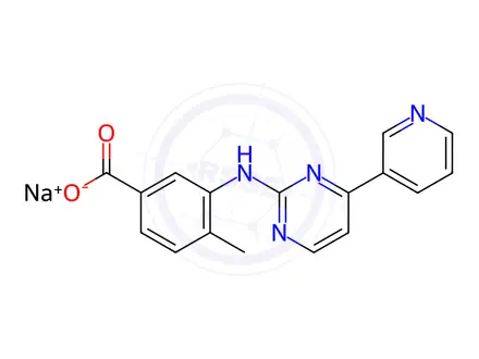 Chemical structure of Nilotinib EP Impurity D Sodium