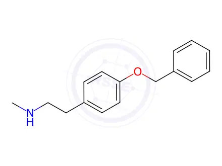 Chemical structure of 2-(4-(Benzyloxy)phenyl)-N-methylethan-1-amine