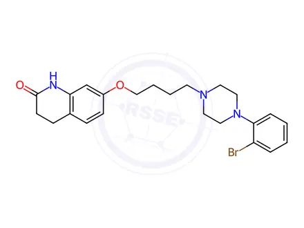 Chemical structure of Aripiprazole Related Compound (OPC 14714) HCl