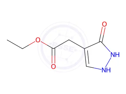 Chemical structure of Ethyl (3-hydroxy-1H-pyrazol-4-yl)acetate