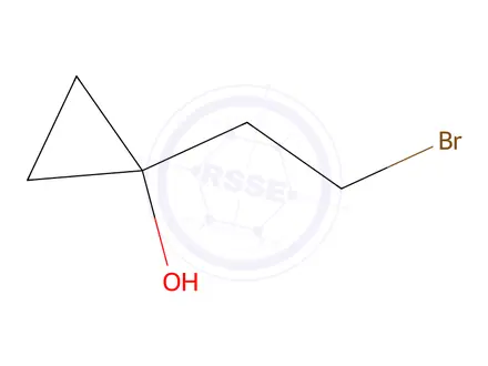 Chemical structure of 1-(2-bromoethyl)cyclopropan-1-ol