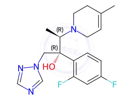 Chemical structure of Efinaconazole Impurity 131
