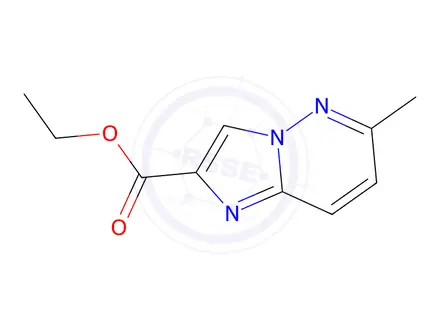 Chemical structure of Ethyl 6-methylimidazo[1,2-b]pyridazine-2-carboxylate
