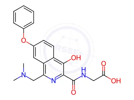 Chemical structure of Roxadustat Impurity 272