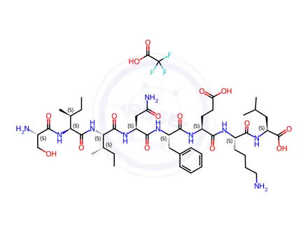 Chemical structure of OVA Peptide(257-264) TFA Salt