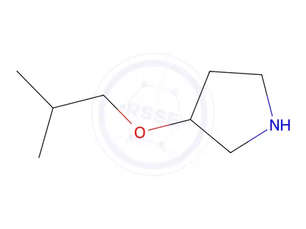 Chemical structure of (S)-3-Isobutoxypyrrolidine