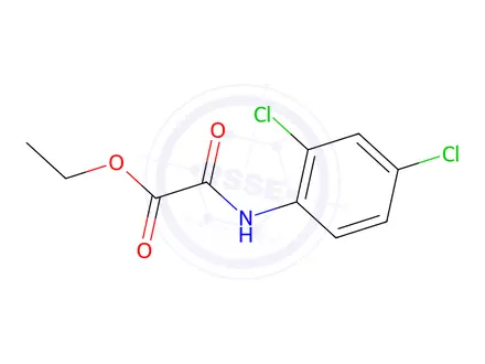 Chemical structure of Ethyl 2-(2,4-dichloroanilino)-2-oxoacetate
