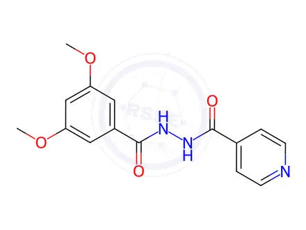 Chemical structure of N'-(3,5-Dimethoxybenzoyl)isonicotinohydrazide