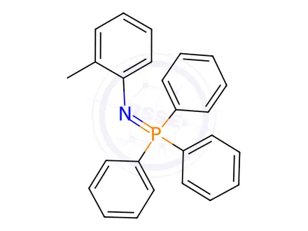 Chemical structure of 2-methyl-N-(triphenylphosphoranylidene)aniline