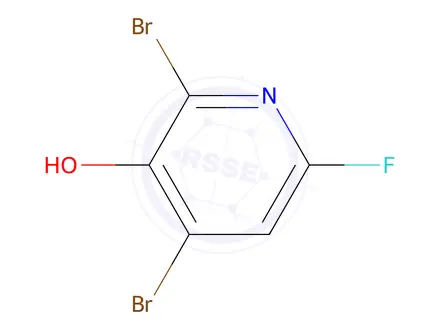 Chemical structure of 2,4-Dibromo-6-fluoropyridin-3-ol