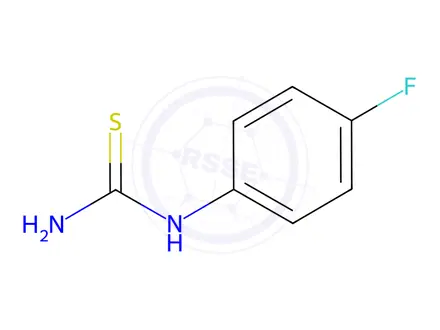 Chemical structure of 1-(4-Fluorophenyl)-2-thiourea
