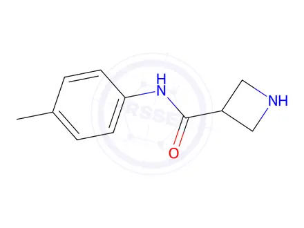Chemical structure of N-(p-tolyl)azetidine-3-carboxamide
