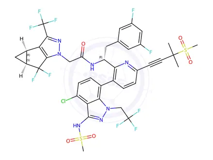 Chemical structure of Lenacapavir Impurity 32