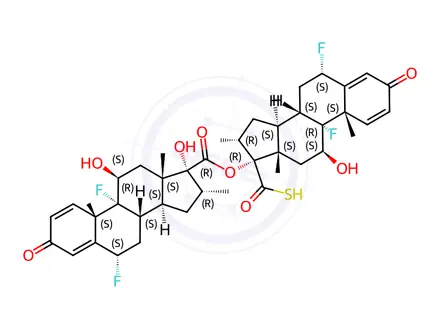 Chemical structure of Fluticasone Propionate Impurity 32