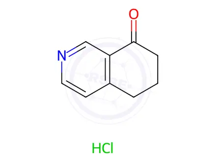 Chemical structure of 6,7-Dihydroisoquinolin-8(5H)-one hydrochloride