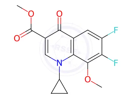 Chemical structure of Moxifloxacin Impurity 35
