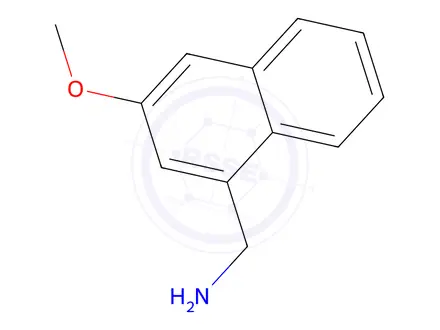 Chemical structure of (3-Methoxynaphthalen-1-yl)methanamine