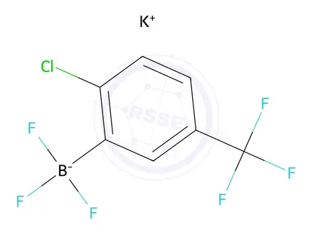Chemical structure of POTASSIUM (5-CHLORO-2-(TRIFLUOROMETHYL)PHENYL)TRIFLUOROBO
