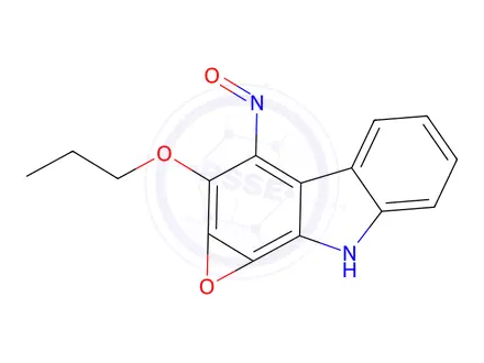 Chemical structure of Nitroso-Epoxy propoxy Carbazole