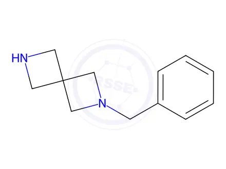 Chemical structure of 2-benzyl-2,6-diazaspiro[3.3]heptane hydrochloride