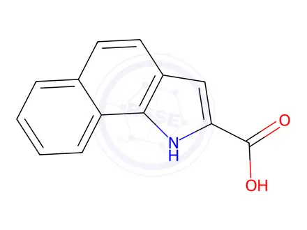 Chemical structure of 1H-BENZO[G]INDOLE-2-CARBOXYLIC ACID