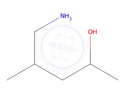 Chemical structure of 5-amino-4-methylpentan-2-ol