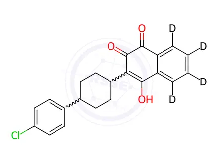 Chemical structure of Atovaquone Impurity 28