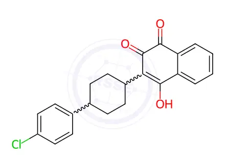 Chemical structure of Atovaquone